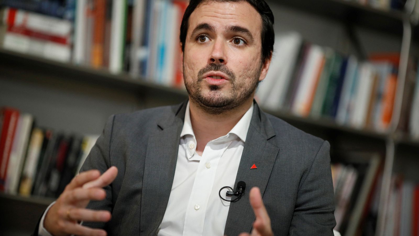 El coordinador federal de IU, Alberto Garzón