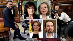 Calvo, Calviño, Iglesias y Ribera: cuatro vicepresidencias para cuatro pilares del gobierno de Sánchez