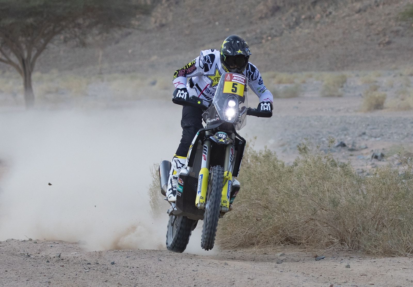 Pablo Quintanilla, durante este rally Dakar