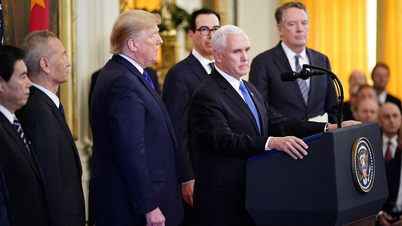 EE.UU. y China firman una tregua con la aprobación de la primera fase del acuerdo comercial
