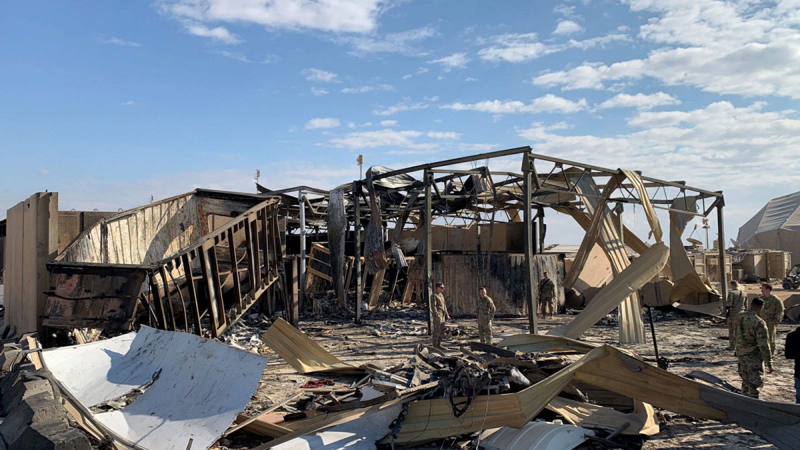 Imagen de la base aérea de Ain Al-Asad