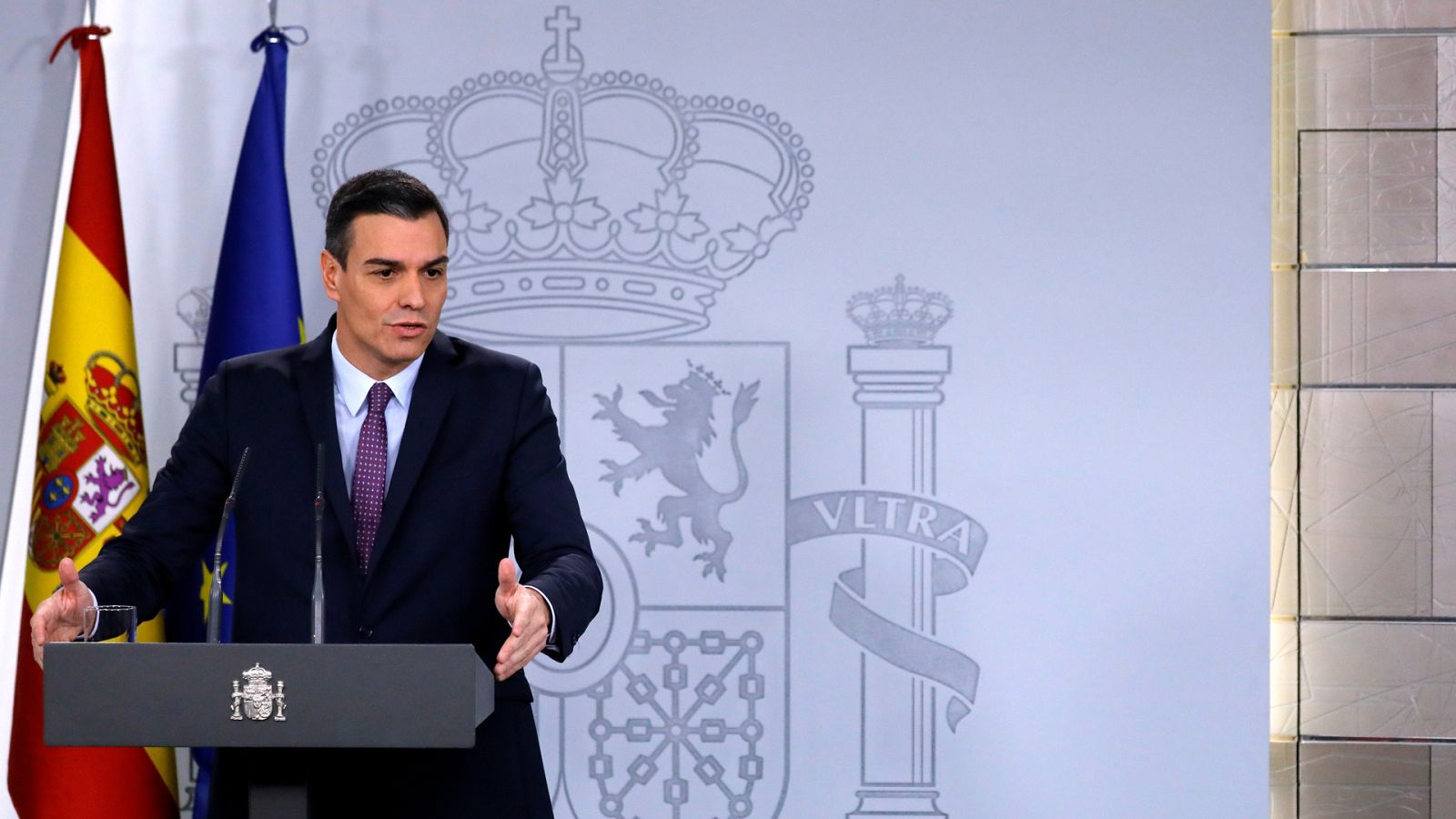 El presidente del Gobierno, Pedro Sánchez