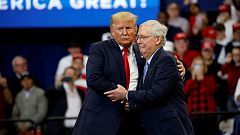 El líder republicano del Senado propone un juicio político comprimido para Trump