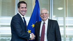 Guaidó: "Estoy en Europa para poner fin a la tragedia" que viven los venezolanos