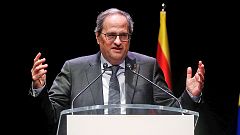 Torra dice que "nada" cambia tras ser inhabilitado por el Supremo: "Soy diputado y president"