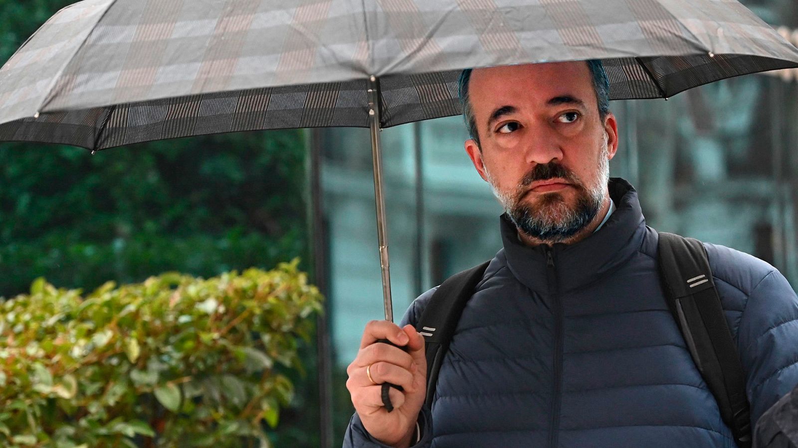 El exnúmero 2 de Interior con el PP, Francisco Martínez, a su llegada a la Audiencia Nacional