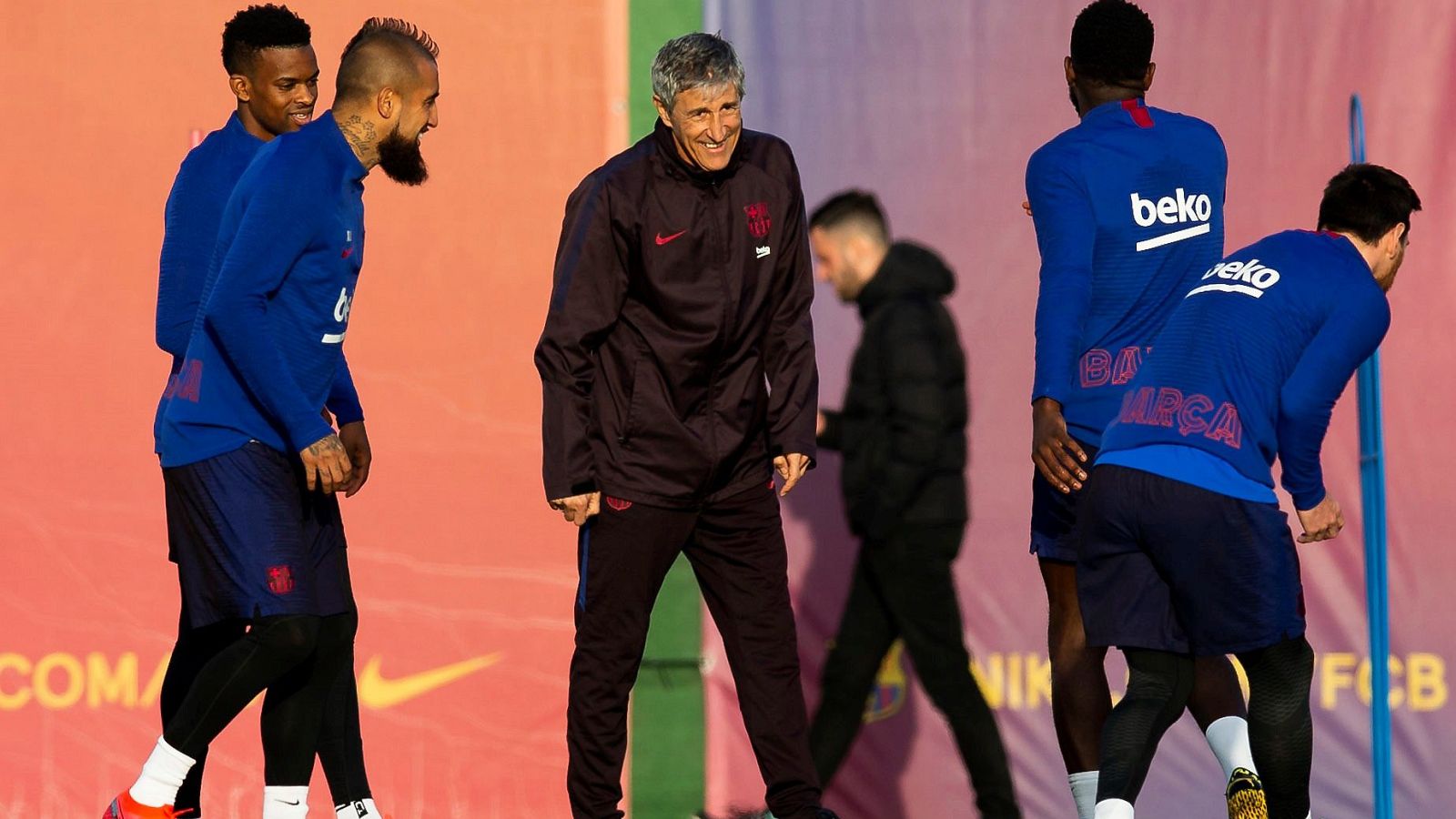 Entrenamiento del FC Barcelona