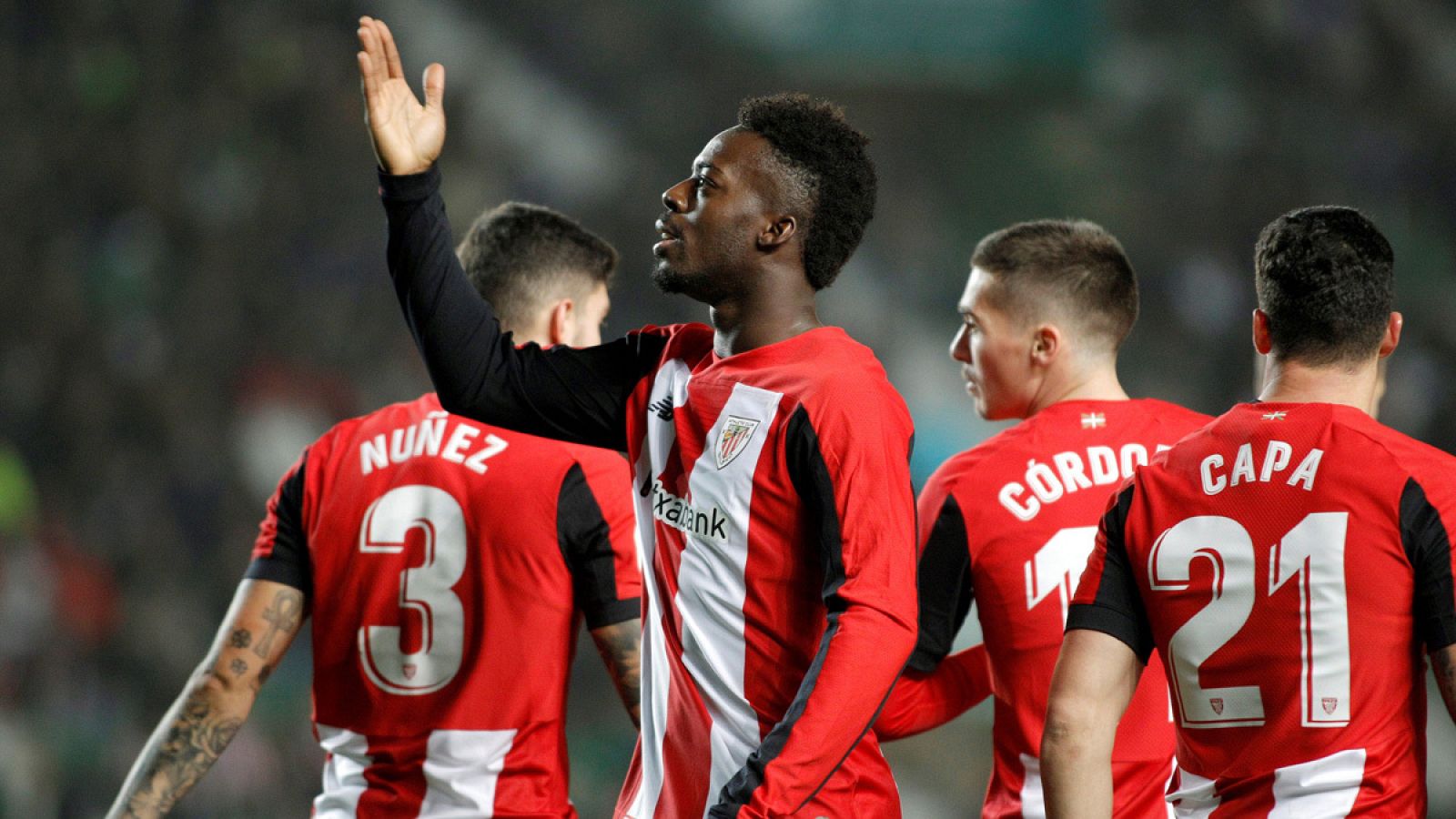 Iñaki Williams celebra un gol, en imagen de archivo