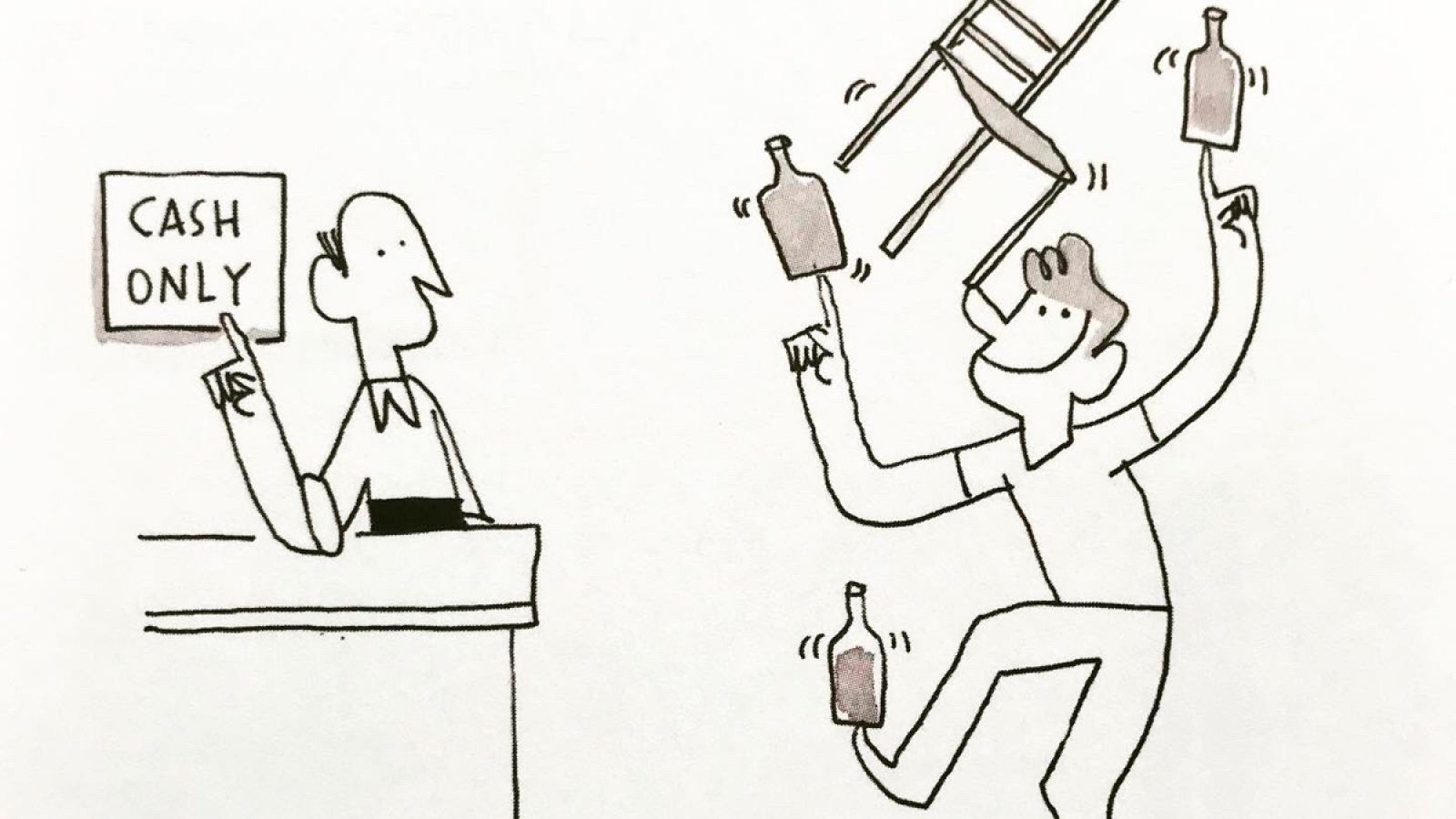 Detalle de una viñeta de 'El típico bar (si el camarero hablase)'