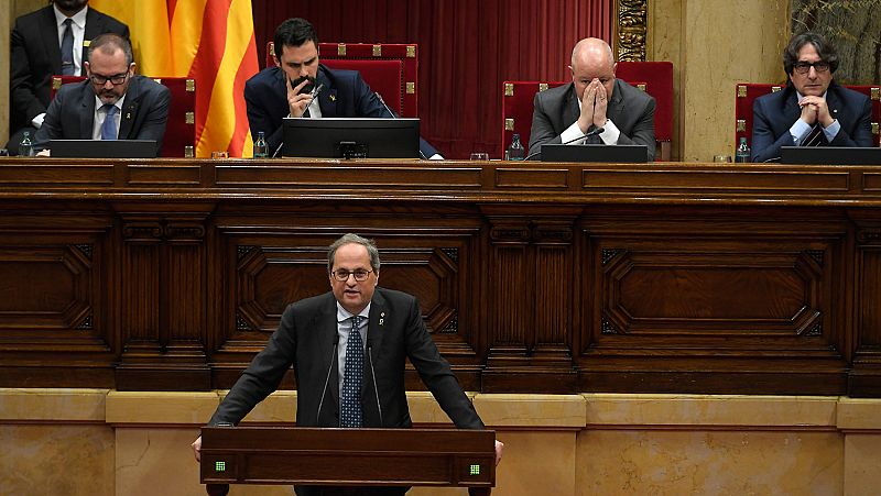 La inhabilitación de Torra como diputado en el Parlament bloquea la legislatura en Cataluña