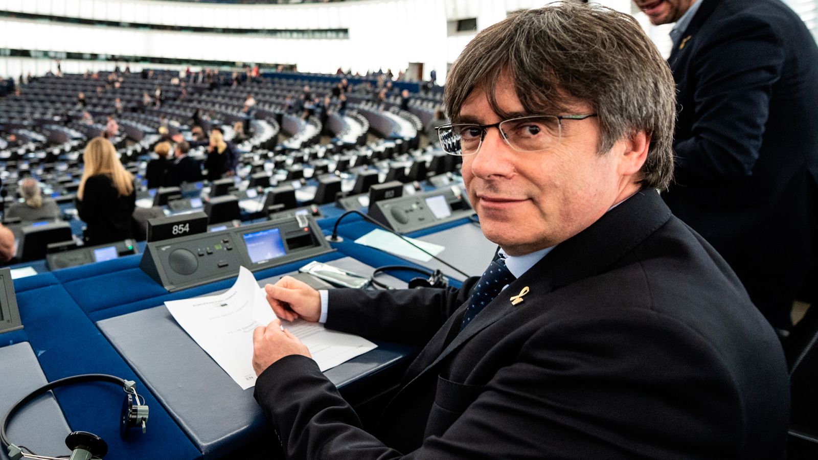 El expresidente catalán Carles Puigdemont