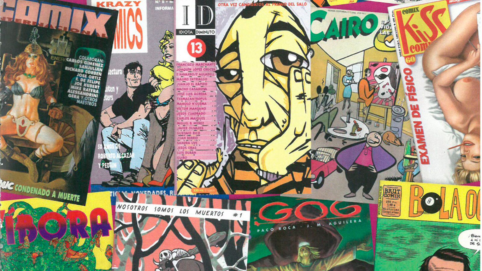 Revistas de cómic adulto de los 80