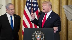 Trump propone una "solución realista de dos Estados" para Oriente Medio con el rechazo de Palestina
