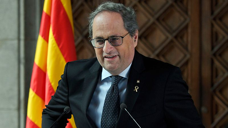 Torra anuncia la convocatoria de elecciones en Cataluña después de que el Parlament apruebe los presupuestos
