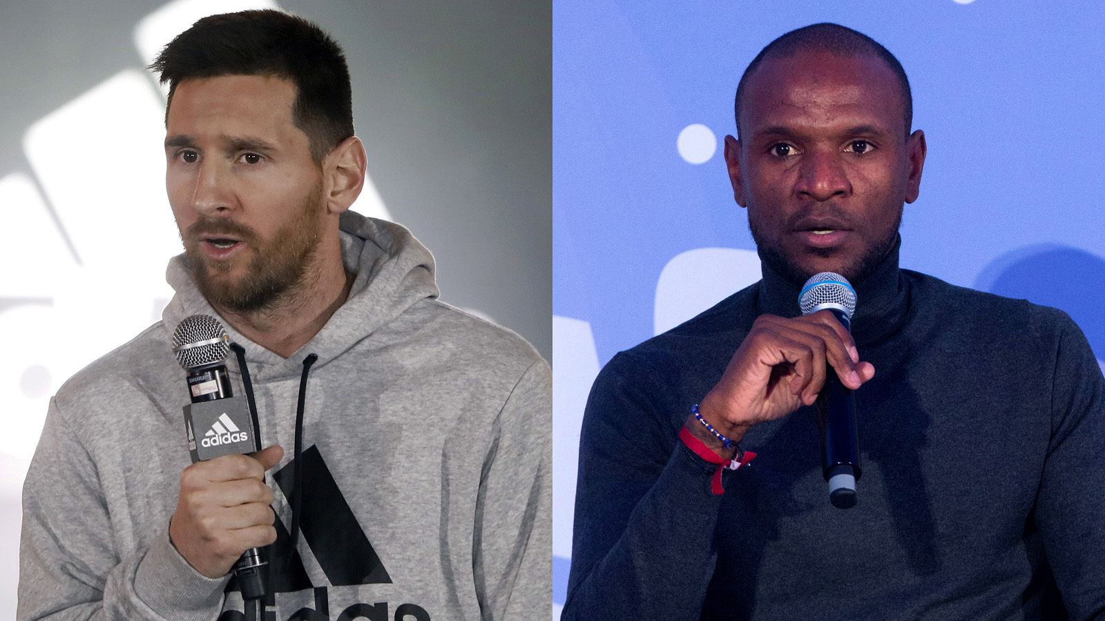 Leo Messi y Eric Abidal