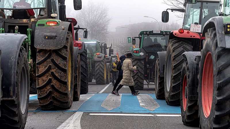Los agricultores se concentran de nuevo en Madrid para denunciar la "pésima situación" del campo