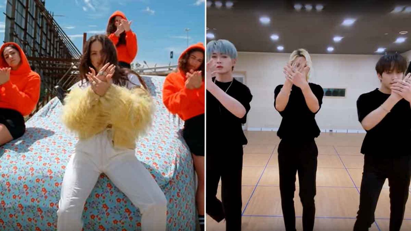 Imagen del vídeoclip de Rosalía y del viral de OnlyOneOf