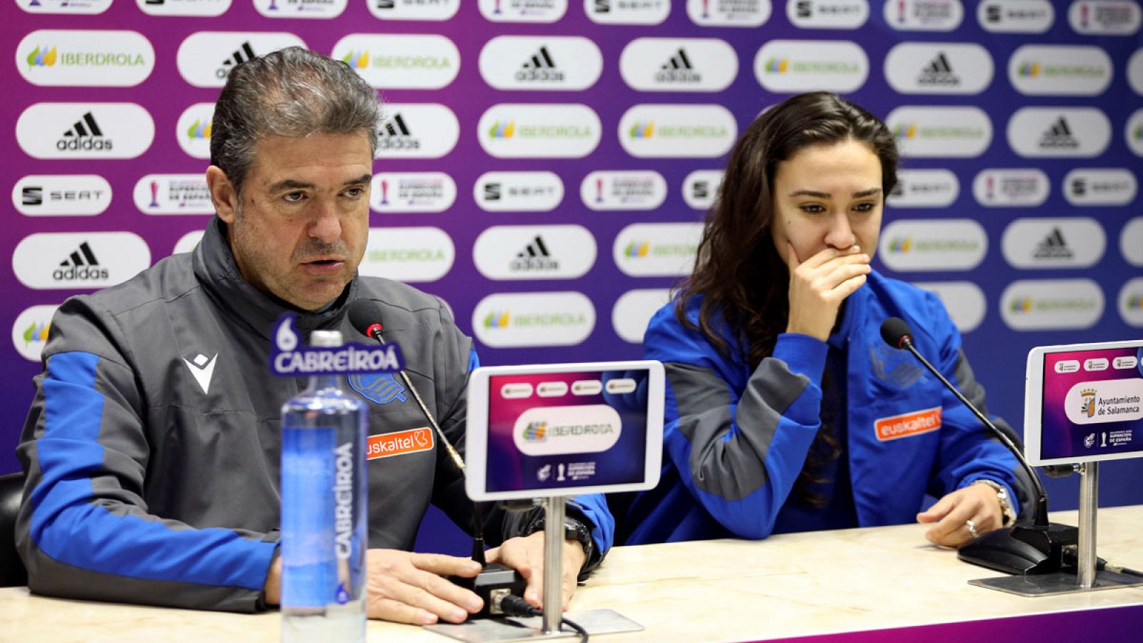 Rueda de prensa de la Real Sociedad