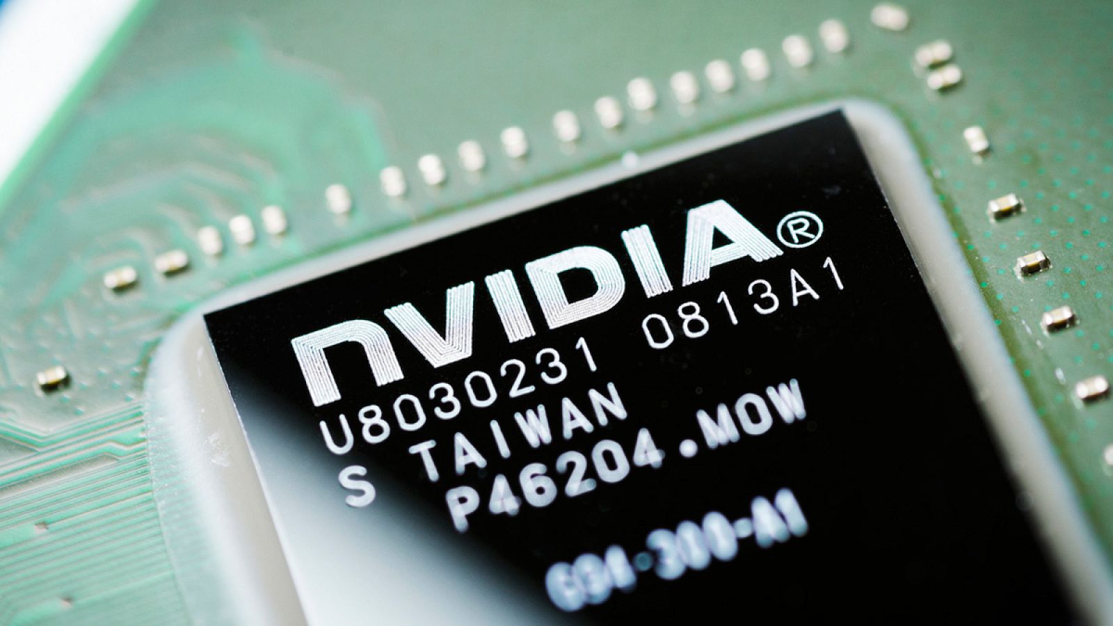 Un microchip de Nvidia