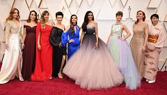 Gisela en los Oscar, de la alfombra roja al escenario para cantar el tema de 'Frozen 2'