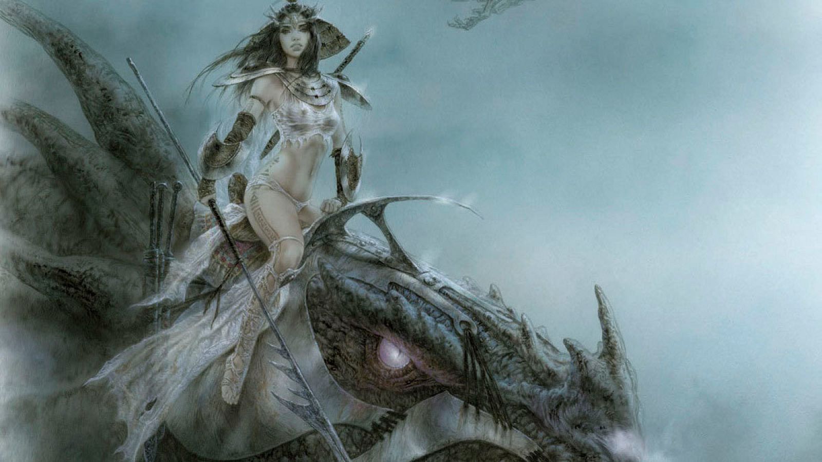 Detalle de una ilustración de 'Goddesses', de Luis Royo