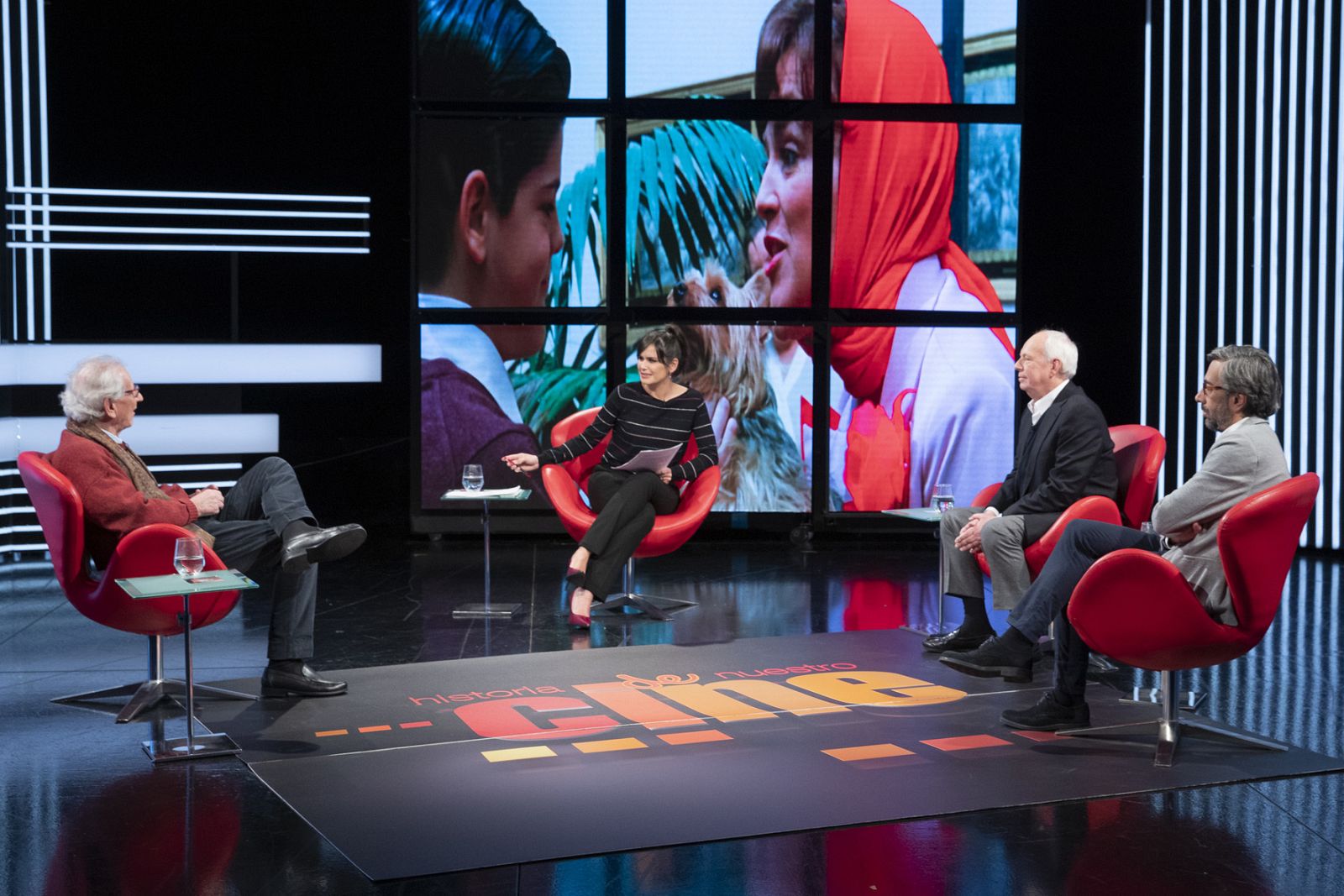 Eduardo Mendicutti, Jaime Chávarri y Javier Ocaña en el coloquio
