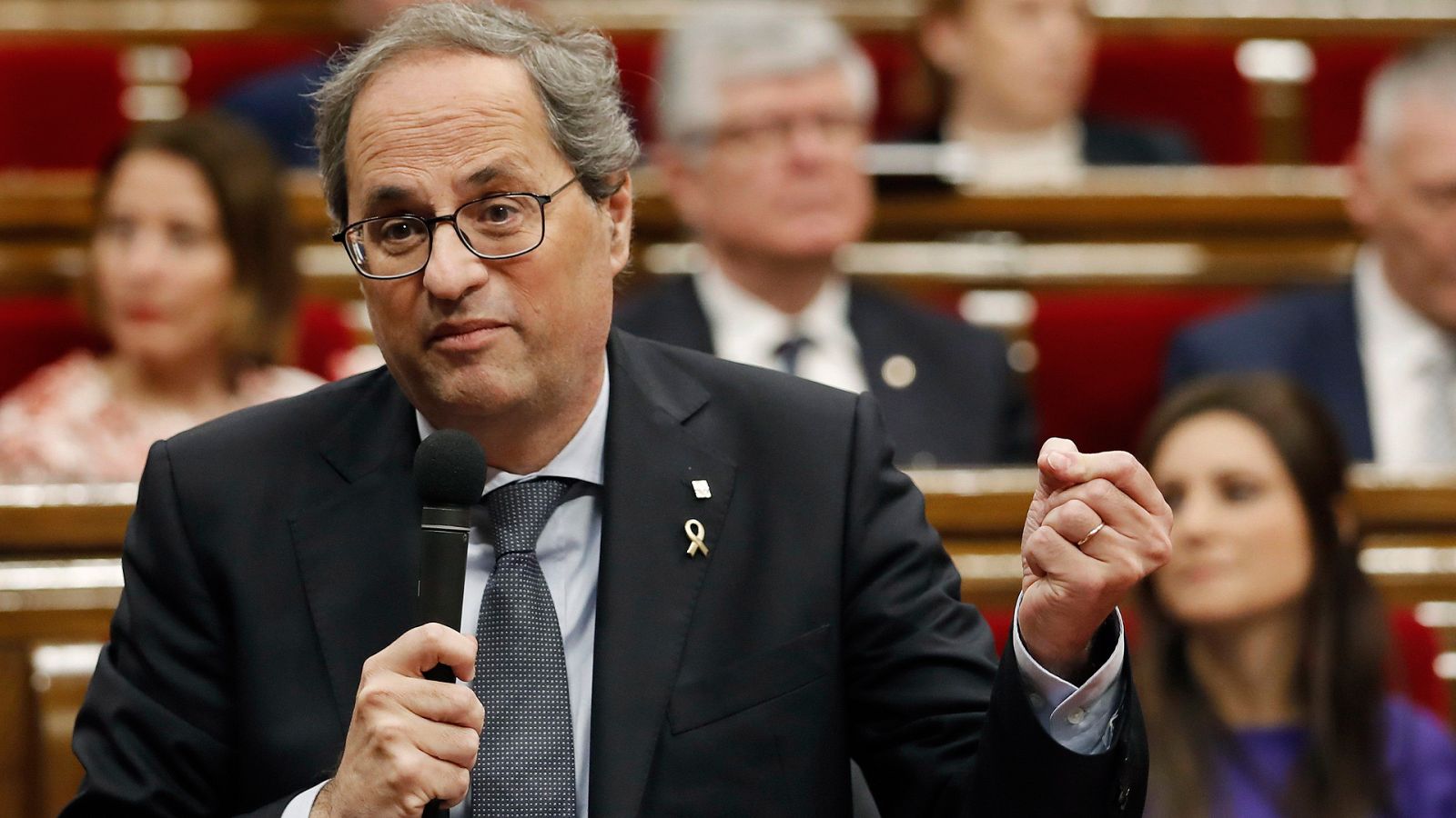 El presidente de la Generalitat, Quim Torra