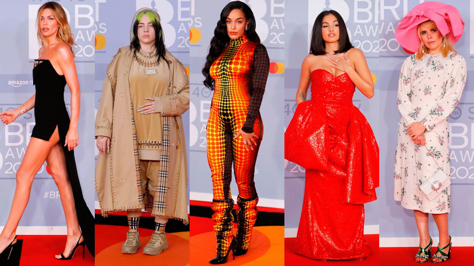 La alfombra roja de los Brit Awards 2020