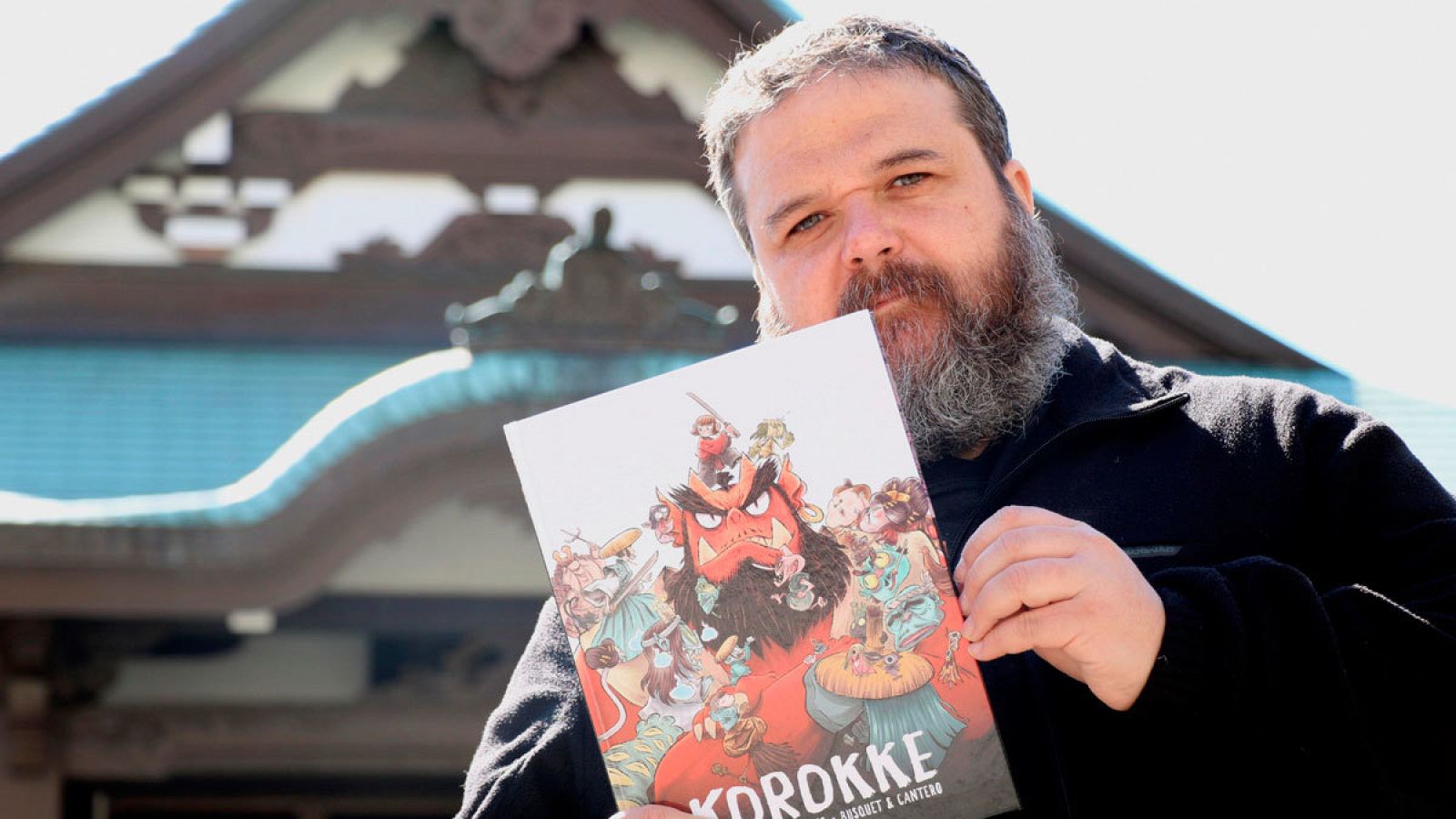 El guionista español de cómic Josep Busquet  en Tokyo