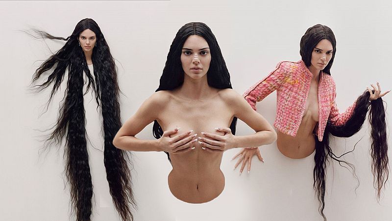 La sesión de fotos más artística y extraña de Kendall Jenner