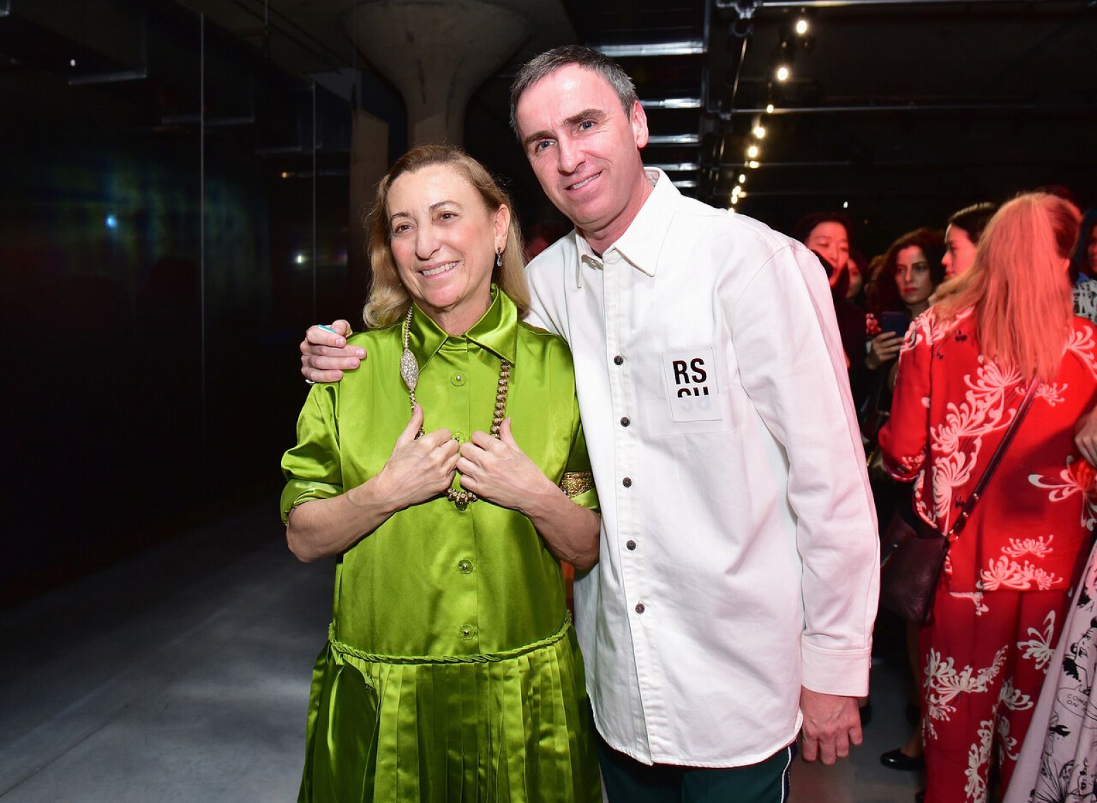 Miuccia Prada y Raf Sminos