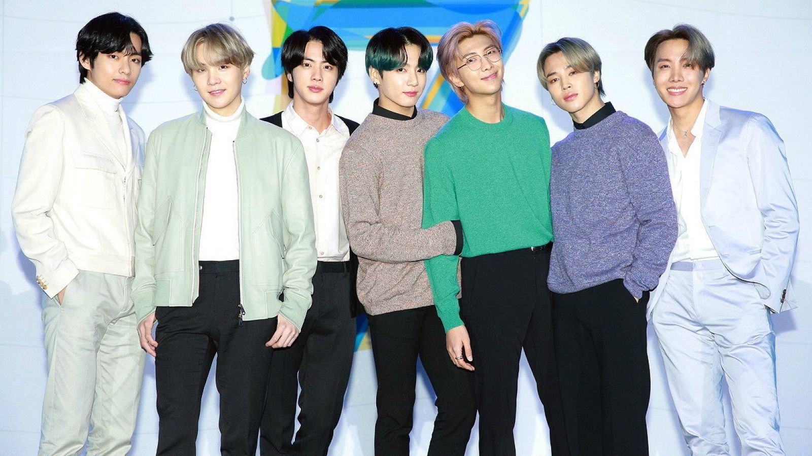 La boy band de K-Pop coreana BTS en Seúl