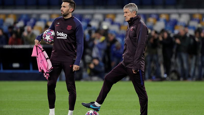 Quique Setién: "Confío en seguir con el buen nivel ofrecido"   