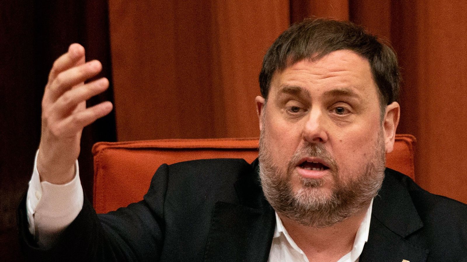 El exvicepresidente de la Generalitat, Oriol Junqueras, condenado por el 'procés'