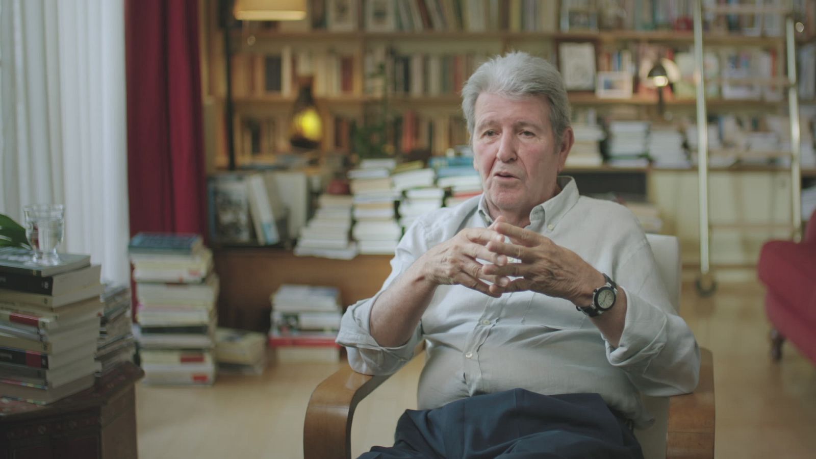 Entrevista a Jorge Herralde en su casa