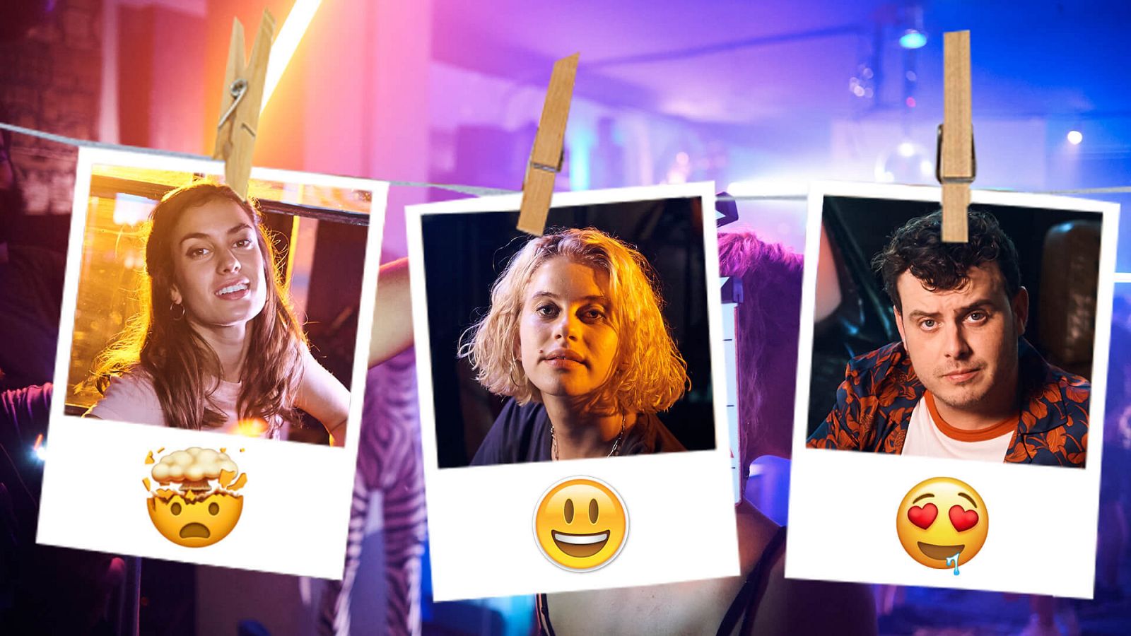 Scarlett (Júlia Bonjoch), África (Júlia Bonjoch) o Jordi (Artur Busquets), protagonistas de la serie 'Drama'