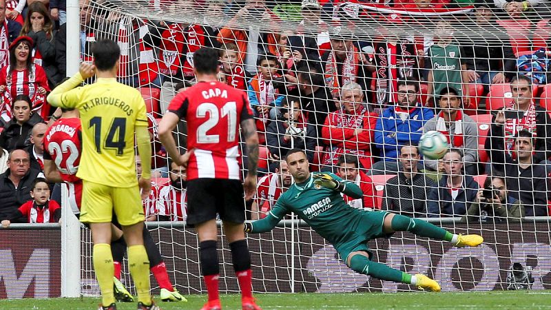 Raúl García, de penalti, acaba con la racha negativa del Athletic