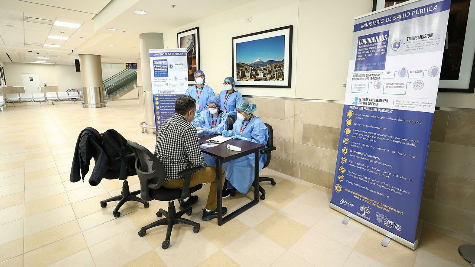 Control sanitario para controlar los positivos de coronavirus