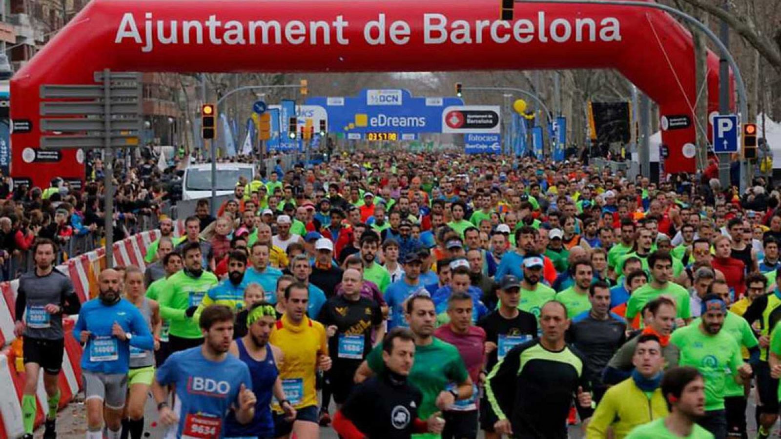Imagen de archivo del maratón de Barcelona