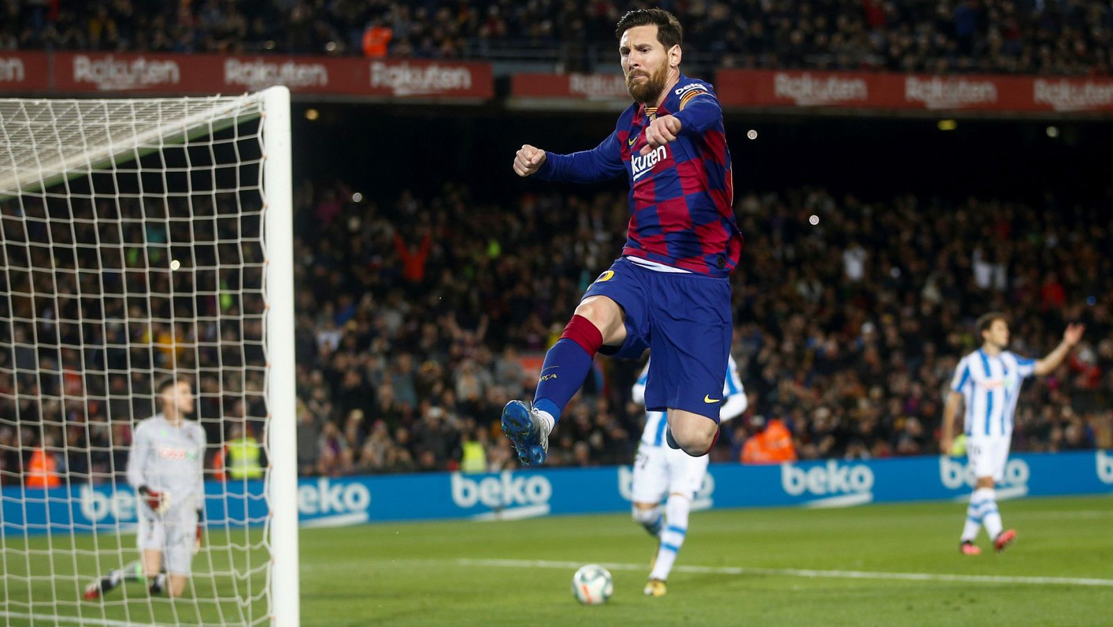 Barcelona - Real Sociedad. Gol de Messi