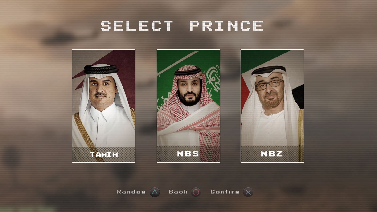 Los príncipes que dirigen Dirigen Arabia Saudí, Emiratos Árabes Unidos y Catar