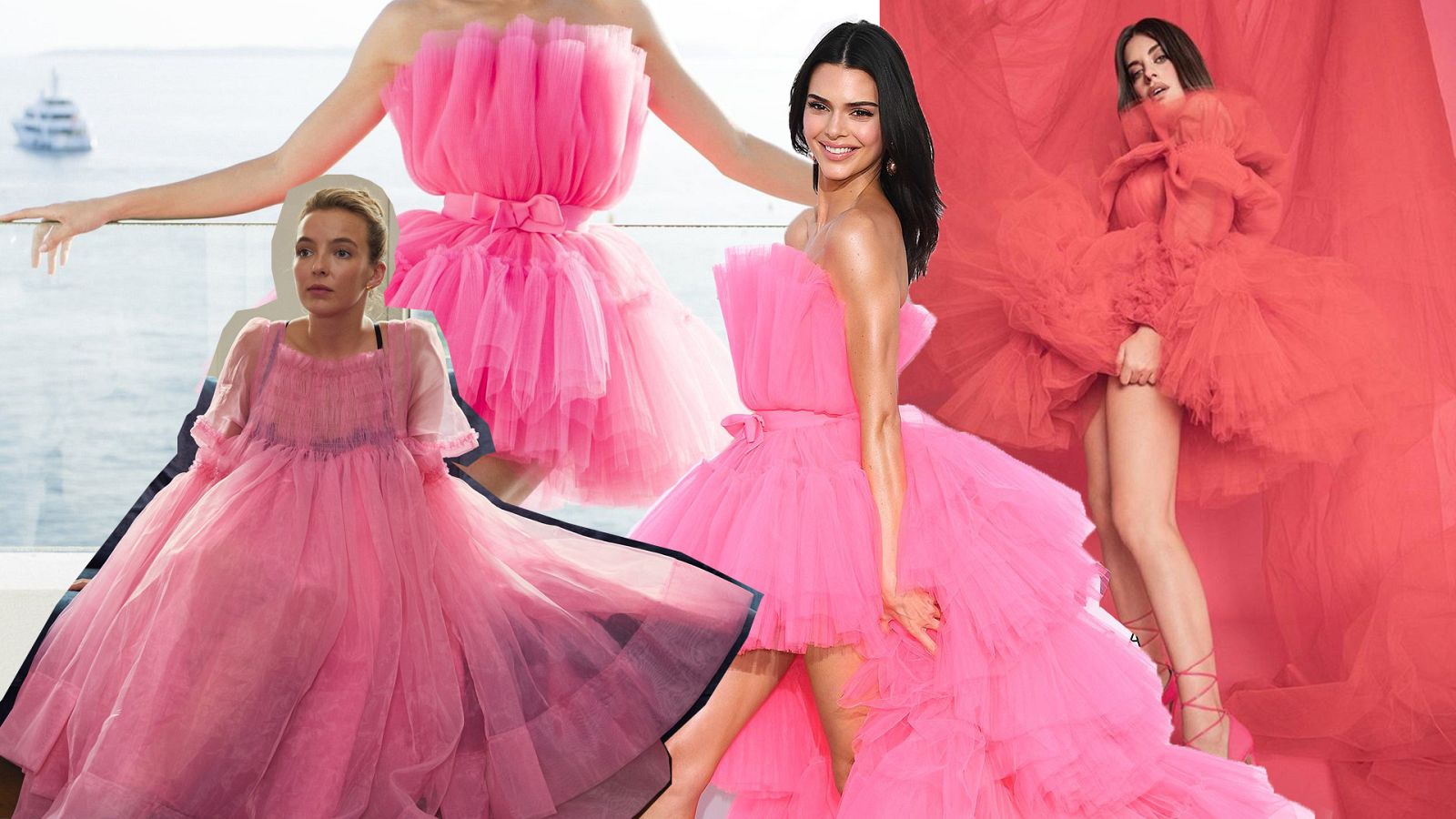 Vestidos de tul rosa en todas las formas pero sólo un color: el rosa