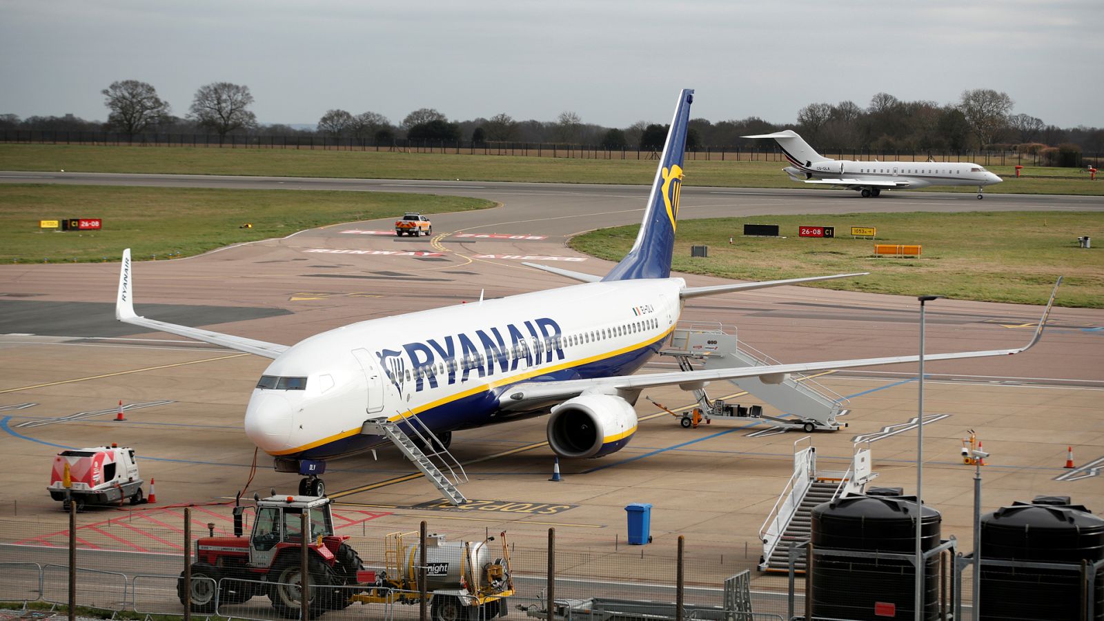 Un avión de Ryanair