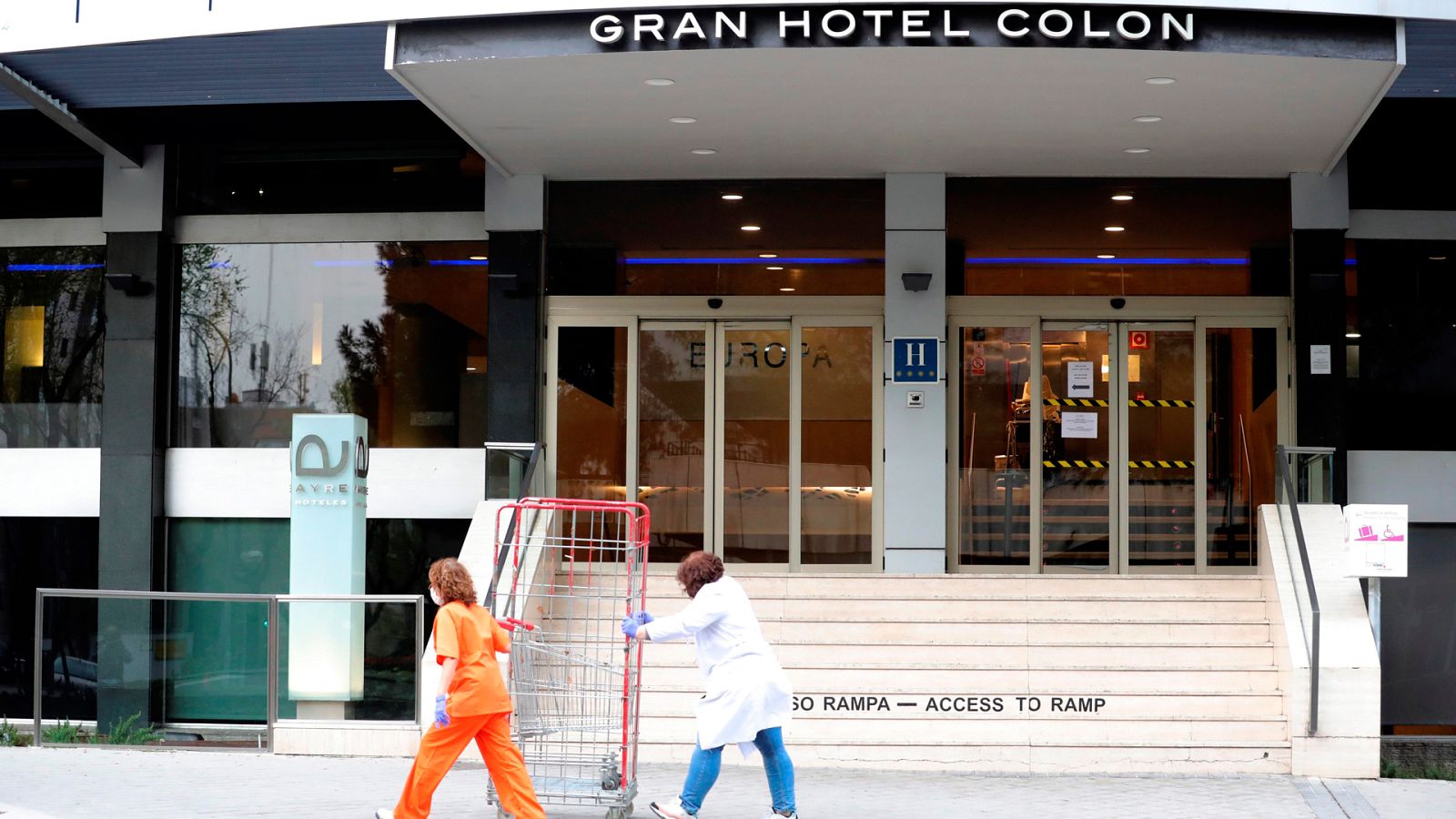 Hoteles medicalizados en Madrid para atender casos de coronavirus