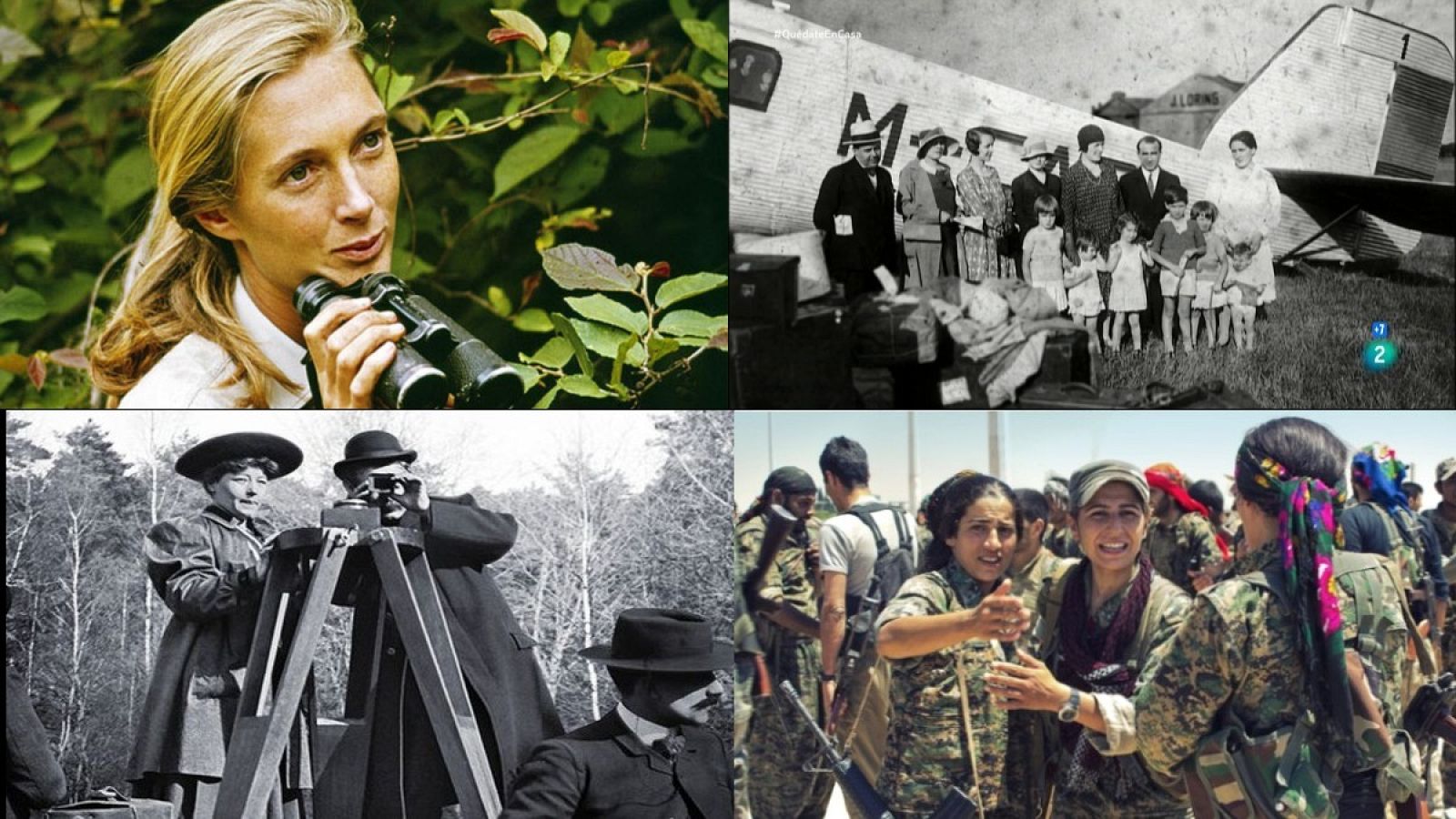 En la web de documentales de La 2 existe un enlace permanente a las biografías que se emiten en la cadena