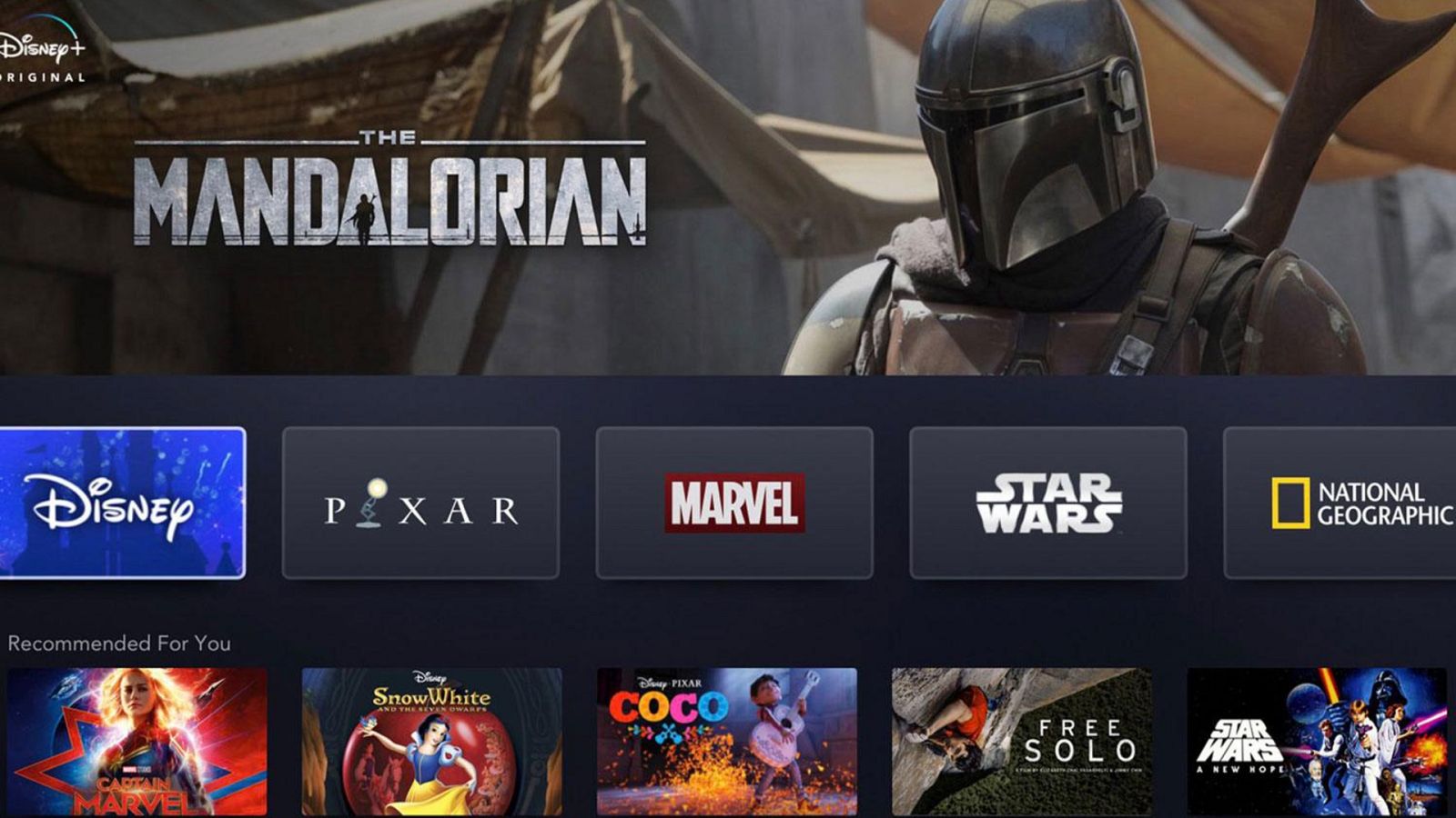 Disney Plus estrena plataforma con 400 películas y 7.500 episodios de series