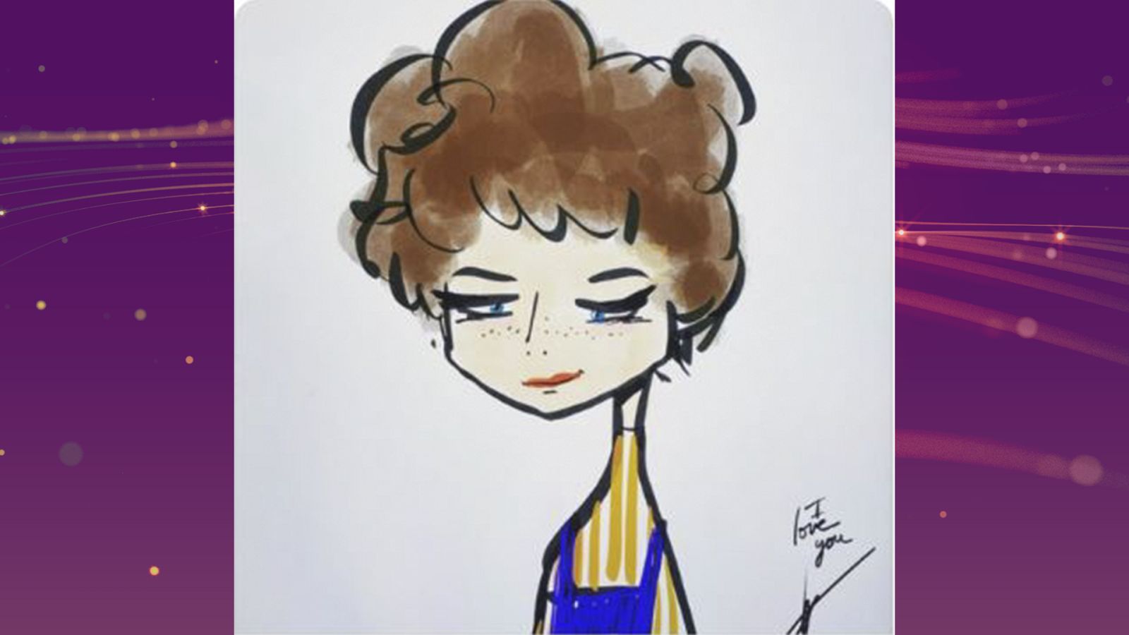 OT 2020 - Dibujo de Anne hecho por Ivan Labanda