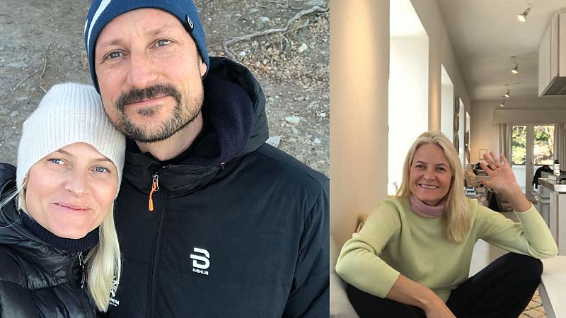 Mette-Marit de Noruega comparte imágenes de su cuarentena y nos recomienda un libro 