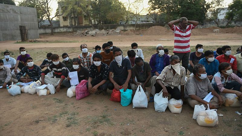 Pobreza y coronavirus: una "bomba social"