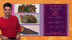 El menú de Sergio Fernández para cocinar en cuarentena